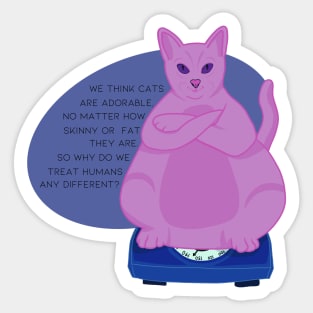 Chubby Cat Sticker